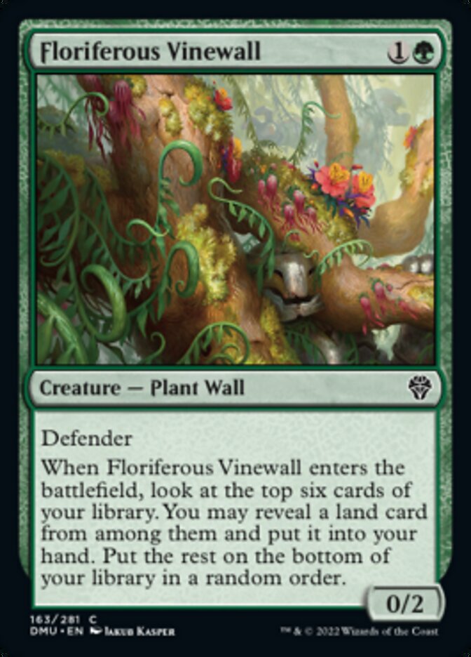 Floriferous Vinewall [Dominaria United] | Gamers Paradise
