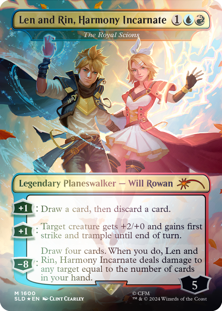 Len and Rin, Harmony Incarnate - The Royal Scions (Rainbow Foil) [Secret Lair Drop Series] | Gamers Paradise