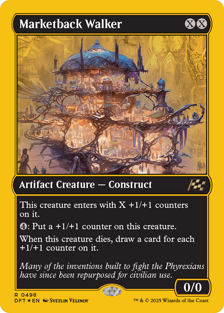 Marketback Walker (First-Place Foil) [Aetherdrift] | Gamers Paradise