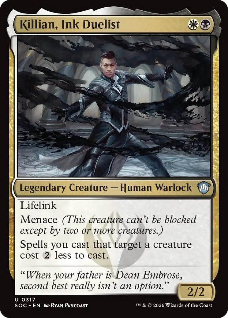 Killian, Ink Duelist [Secrets of Strixhaven Commander] | Gamers Paradise