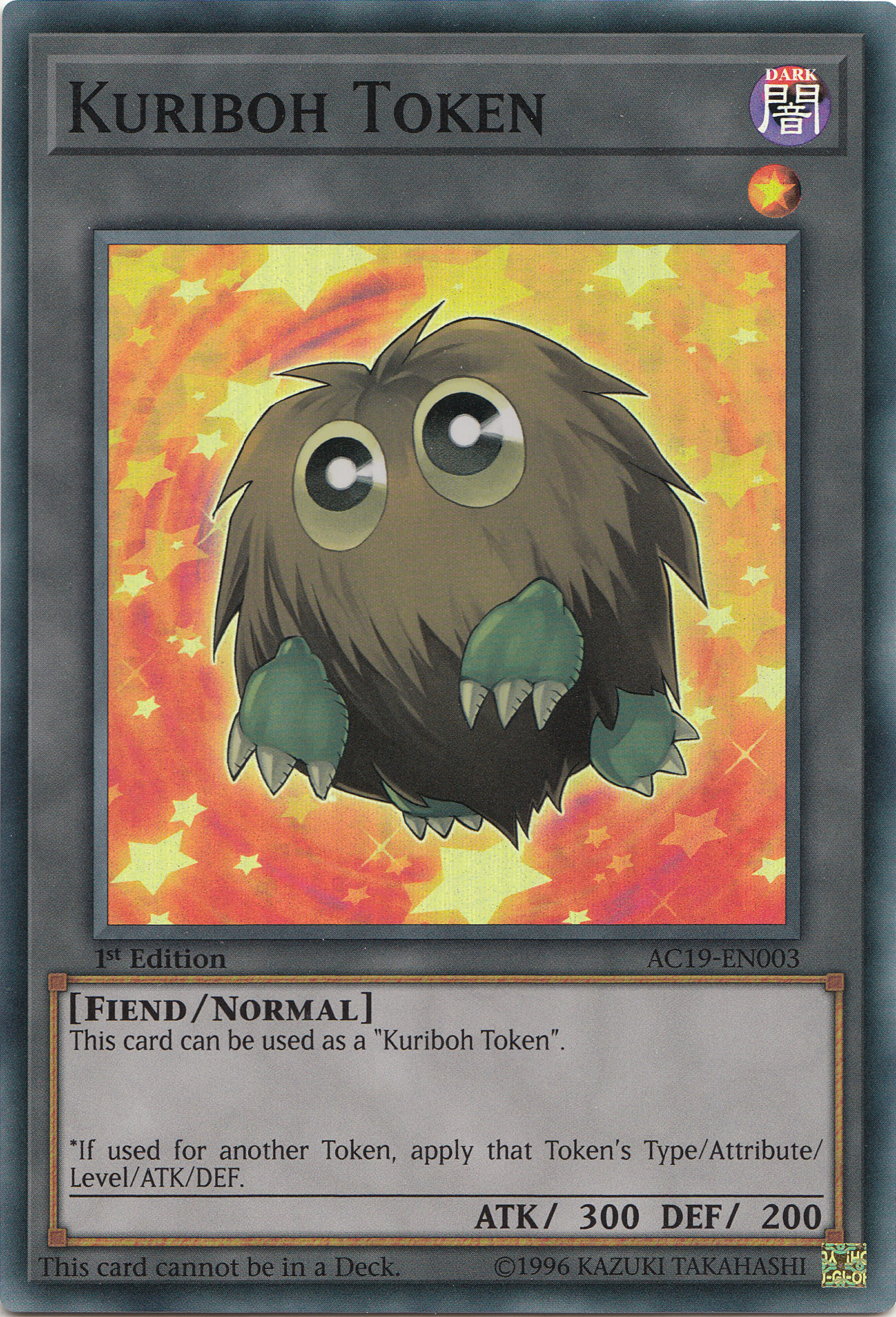 Kuriboh Token [AC19-EN003] Super Rare | Gamers Paradise