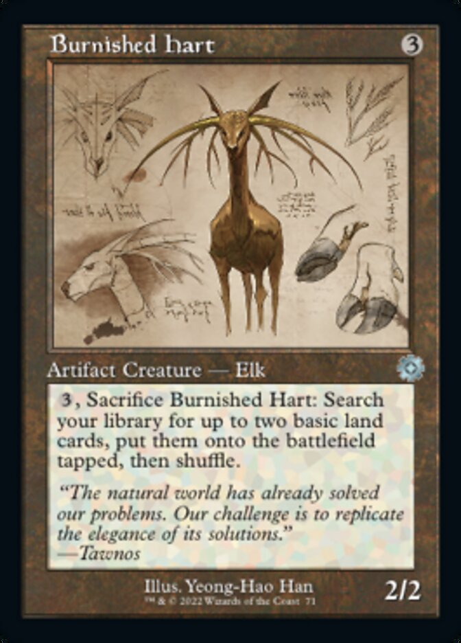 Burnished Hart (Retro Schematic) [The Brothers' War Retro Artifacts] | Gamers Paradise