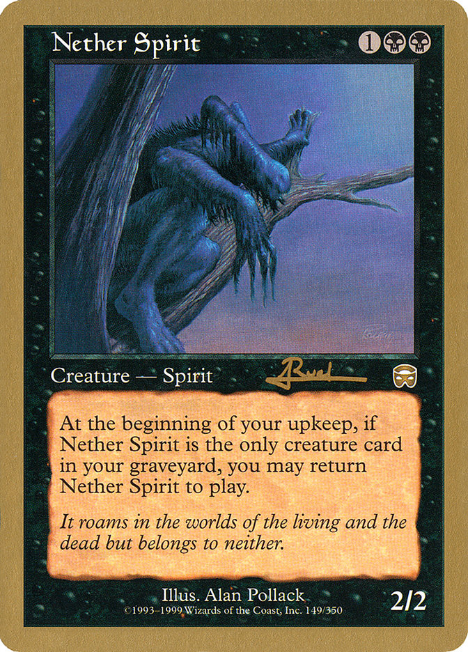 Nether Spirit (Antoine Ruel) [World Championship Decks 2001] | Gamers Paradise