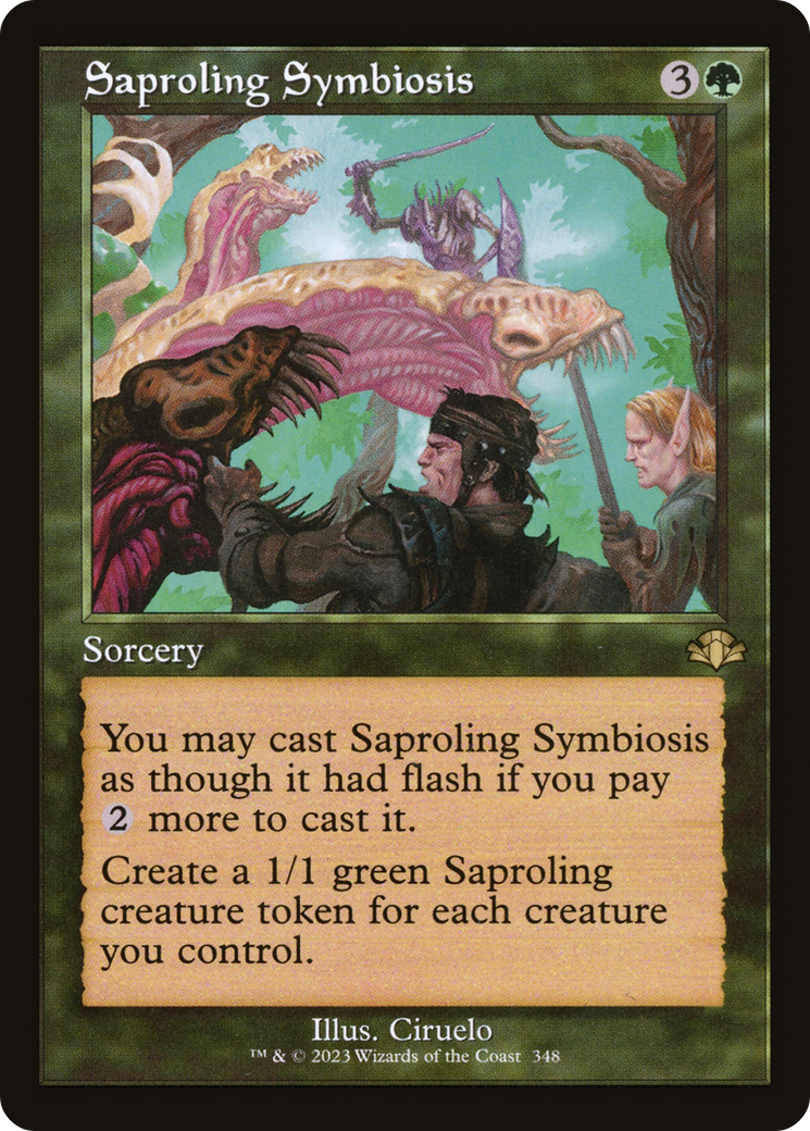 Saproling Symbiosis (Retro) [Dominaria Remastered] | Gamers Paradise