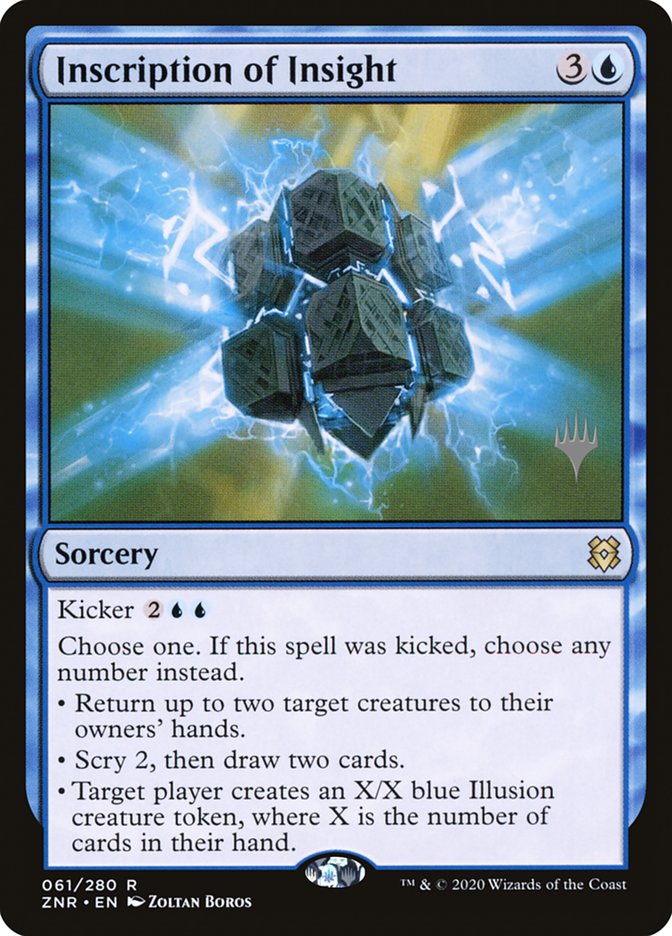 Inscription of Insight (Promo Pack) [Zendikar Rising Promos] | Gamers Paradise