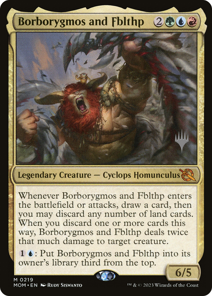 Borborygmos and Fblthp (Promo Pack) [March of the Machine Promos] | Gamers Paradise