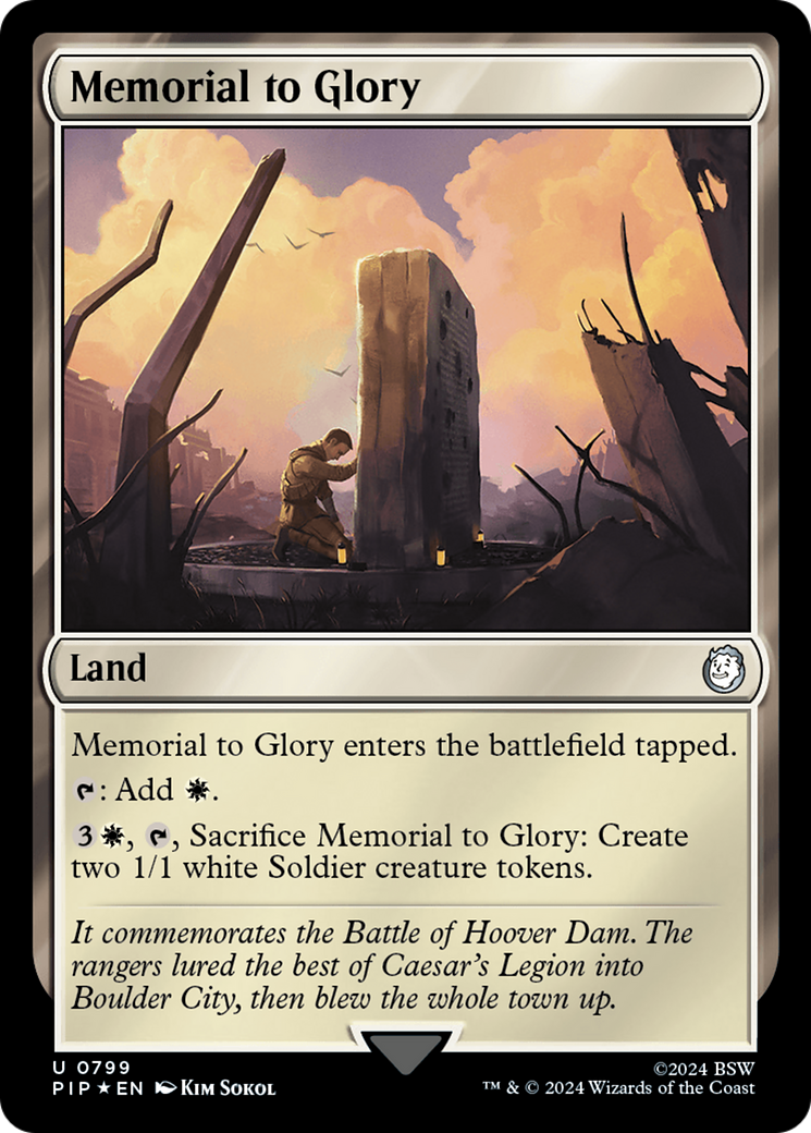 Memorial to Glory (Surge Foil) [Fallout] | Gamers Paradise