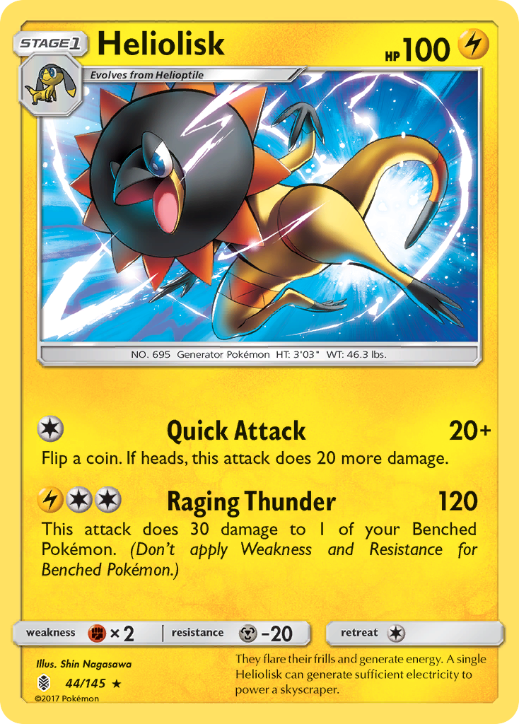 Heliolisk (44/145) [Sun & Moon: Guardians Rising] | Gamers Paradise