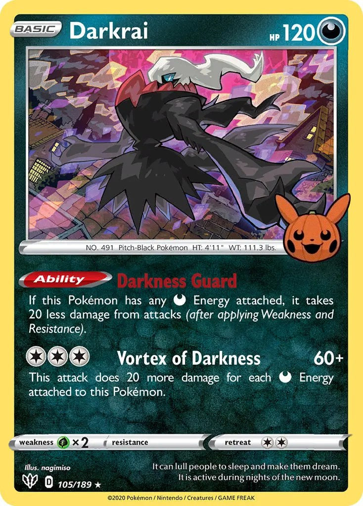 Darkrai (105/189) [Trick or Trade] | Gamers Paradise