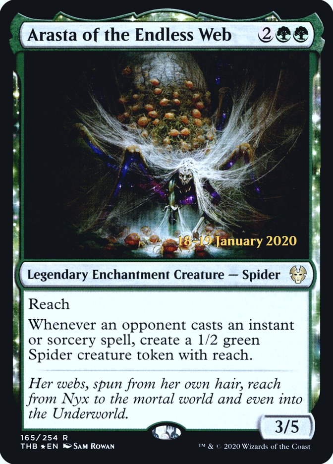 Arasta of the Endless Web [Theros Beyond Death Prerelease Promos] | Gamers Paradise