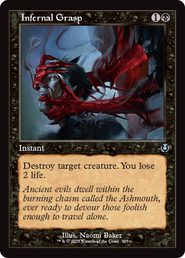 Infernal Grasp (Retro Frame) [Innistrad Remastered] | Gamers Paradise