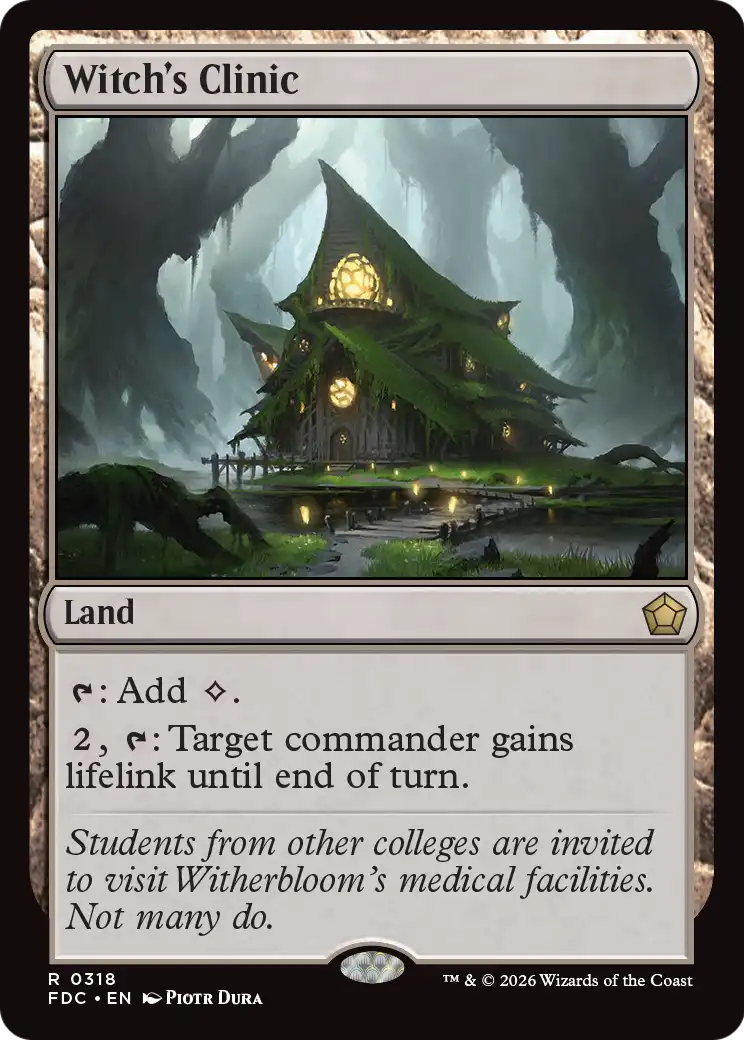 Witch's Clinic [Foundations Commander] | Gamers Paradise
