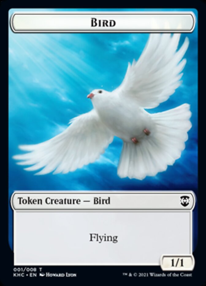 Bird Token [Kaldheim Commander Tokens] | Gamers Paradise
