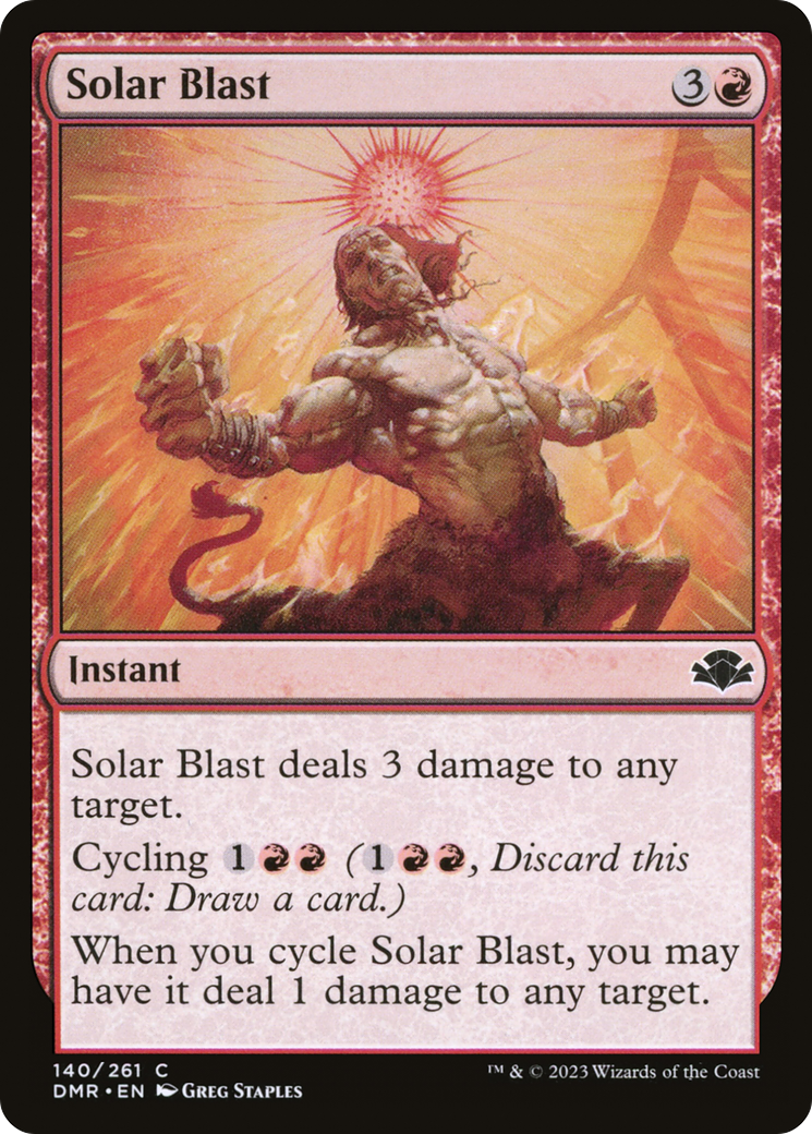 Solar Blast [Dominaria Remastered] | Gamers Paradise