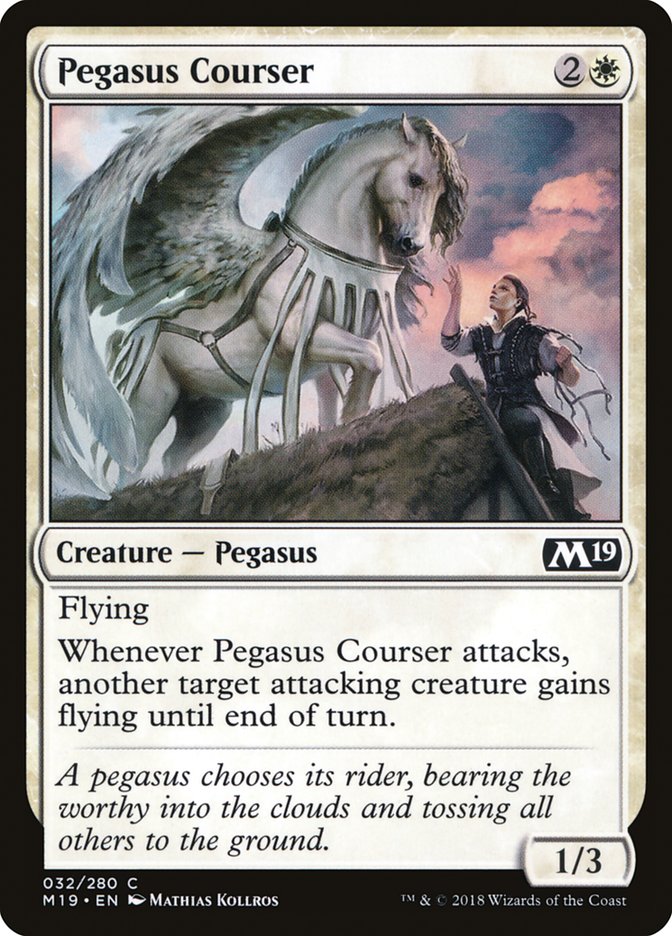 Pegasus Courser [Core Set 2019] | Gamers Paradise
