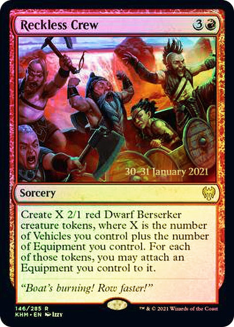 Reckless Crew [Kaldheim Prerelease Promos] | Gamers Paradise