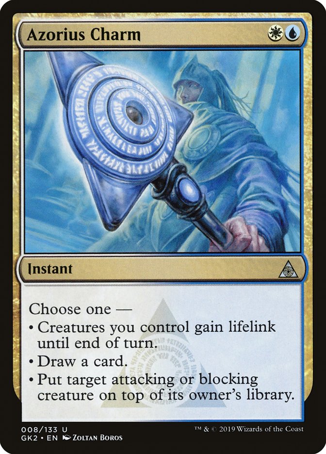 Azorius Charm [Ravnica Allegiance Guild Kit] | Gamers Paradise