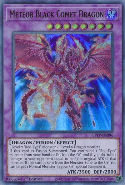 Meteor Black Comet Dragon [GFTP-EN096] Ultra Rare | Gamers Paradise