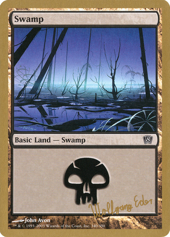 Swamp (we340) (Wolfgang Eder) [World Championship Decks 2003] | Gamers Paradise