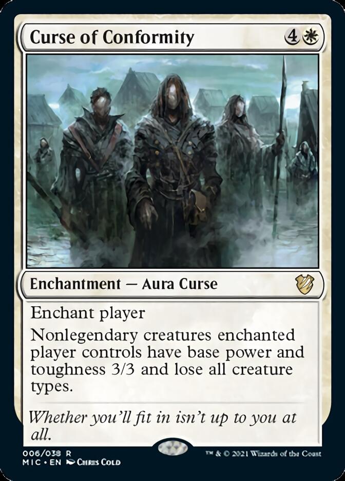 Curse of Conformity [Innistrad: Midnight Hunt Commander] | Gamers Paradise
