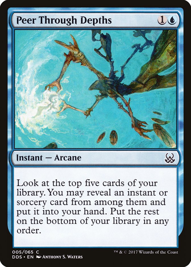 Peer Through Depths [Duel Decks: Mind vs. Might] | Gamers Paradise