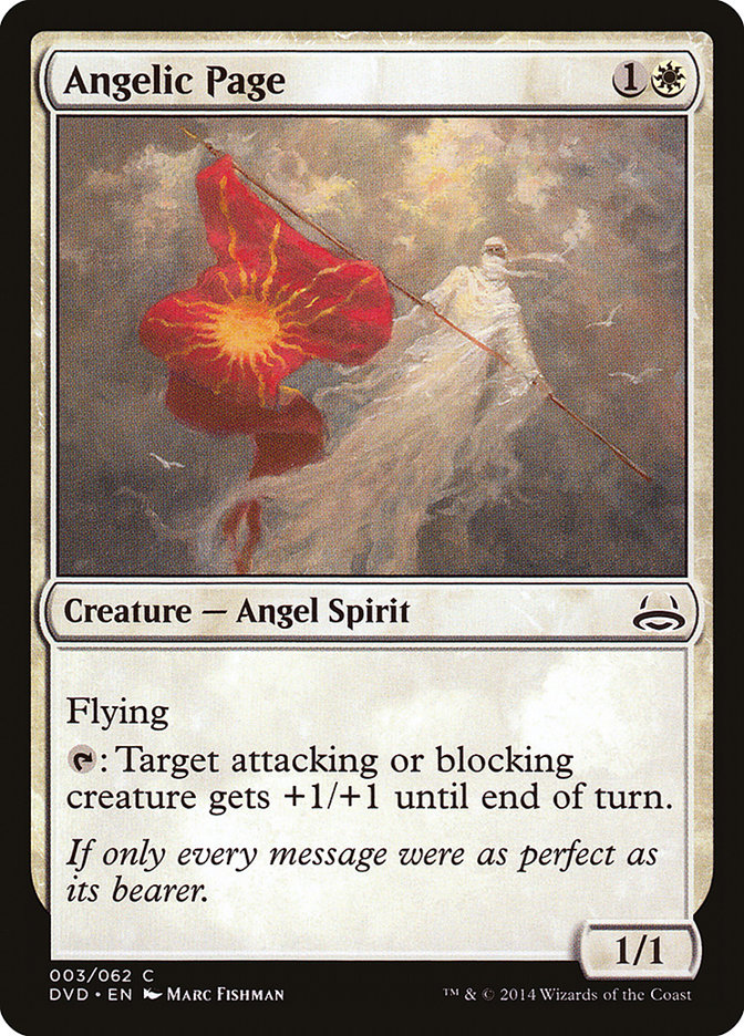 Angelic Page (Divine vs. Demonic) [Duel Decks Anthology] | Gamers Paradise