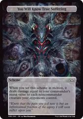 You Will Know True Suffering (Full Art) [Duskmourn: Archenemy] | Gamers Paradise