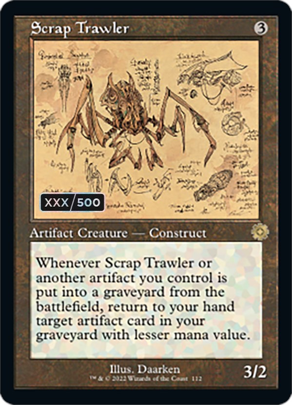 Scrap Trawler (Retro Schematic) (Serialized) [The Brothers' War Retro Artifacts] | Gamers Paradise