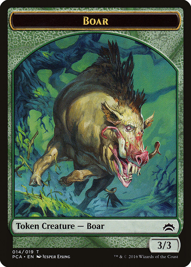 Boar Token [Planechase Anthology Tokens] | Gamers Paradise