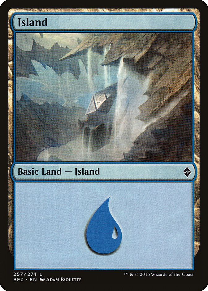 Island (257) [Battle for Zendikar] | Gamers Paradise