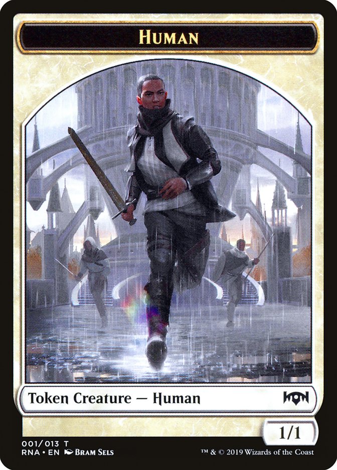 Human Token [Ravnica Allegiance Tokens] | Gamers Paradise
