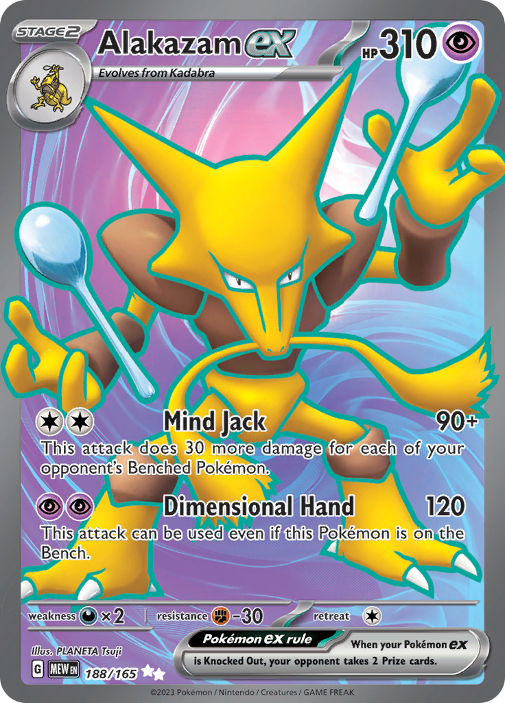 Alakazam ex (188/165) [Scarlet & Violet 151] | Gamers Paradise