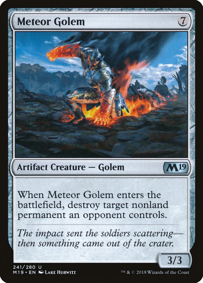 Meteor Golem [Core Set 2019] | Gamers Paradise
