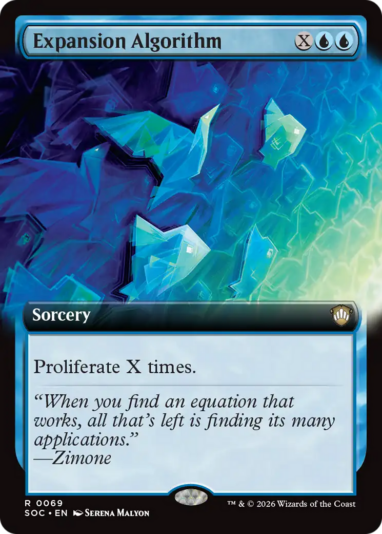 Expansion Algorithm (Extended Art) [Secrets of Strixhaven Commander] | Gamers Paradise