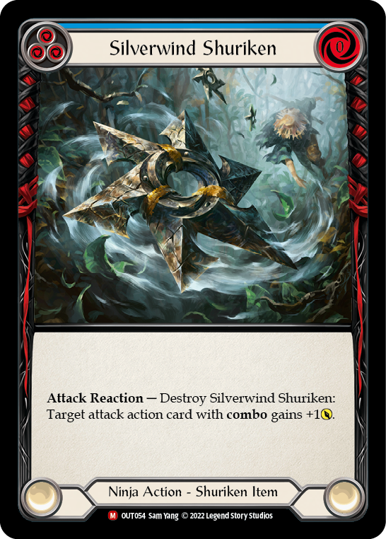 Silverwind Shuriken [OUT054] (Outsiders)  Rainbow Foil | Gamers Paradise