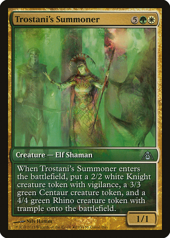 Trostani's Summoner (Game Day) [Dragon's Maze Promos] | Gamers Paradise