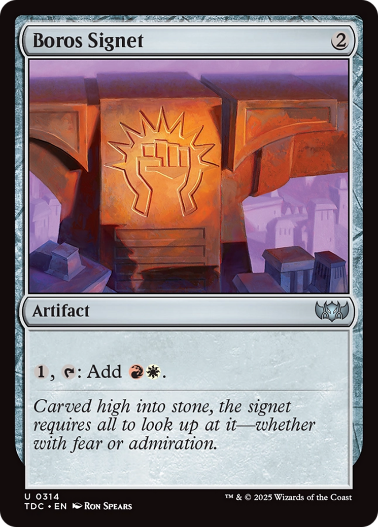 Boros Signet [Tarkir: Dragonstorm Commander] | Gamers Paradise