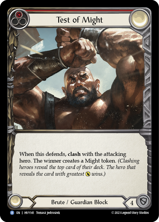 Test of Might [HVY141] (Heavy Hitters)  Rainbow Foil | Gamers Paradise