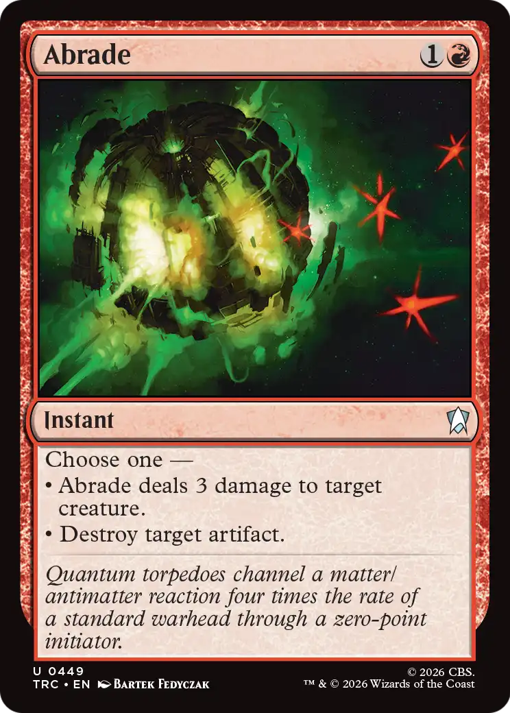 Abrade (Surge Foil) [Star Trek Commander] | Gamers Paradise