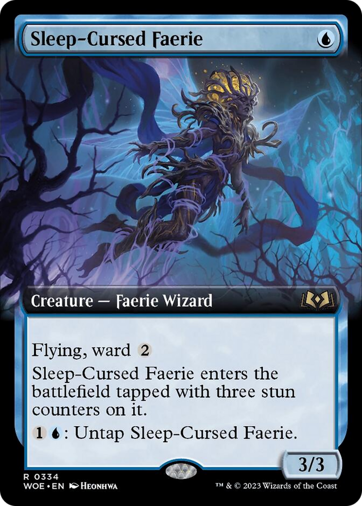 Sleep-Cursed Faerie (Extended Art) [Wilds of Eldraine] | Gamers Paradise