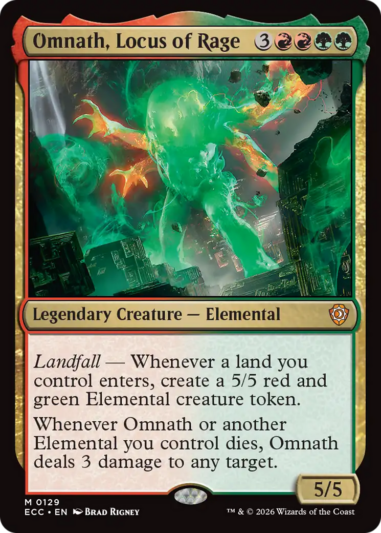 Omnath, Locus of Rage [Lorwyn Eclipsed Commander] | Gamers Paradise