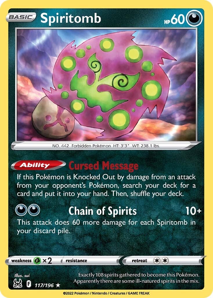 Spiritomb (117/196) [Sword & Shield: Lost Origin] | Gamers Paradise