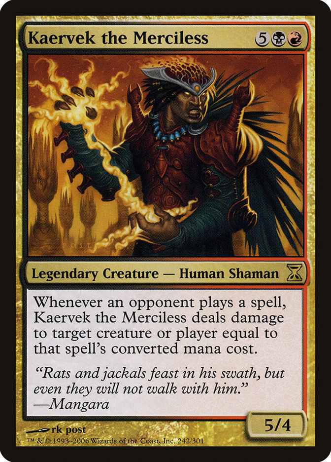 Kaervek the Merciless [Time Spiral] | Gamers Paradise