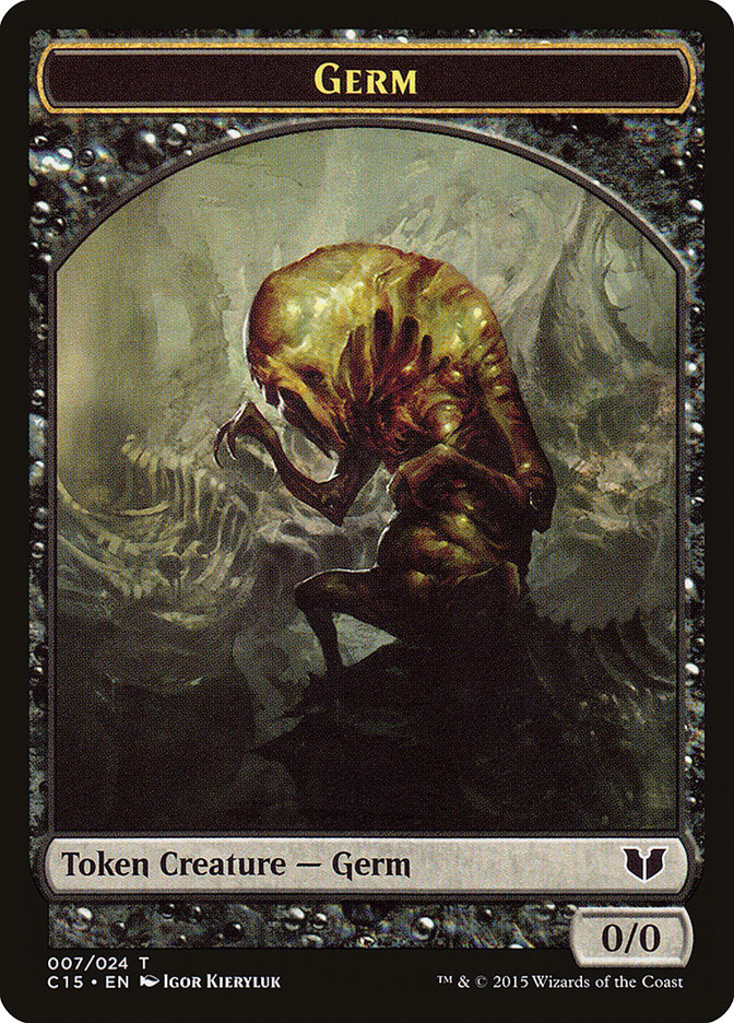 Germ // Zombie Double-Sided Token [Commander 2015 Tokens] | Gamers Paradise