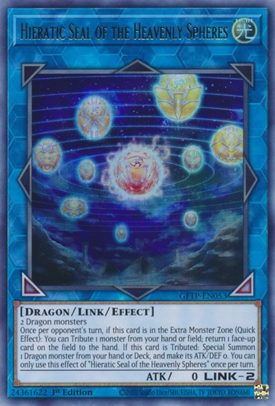 Hieratic Seal of the Heavenly Spheres [GFTP-EN053] Ultra Rare | Gamers Paradise