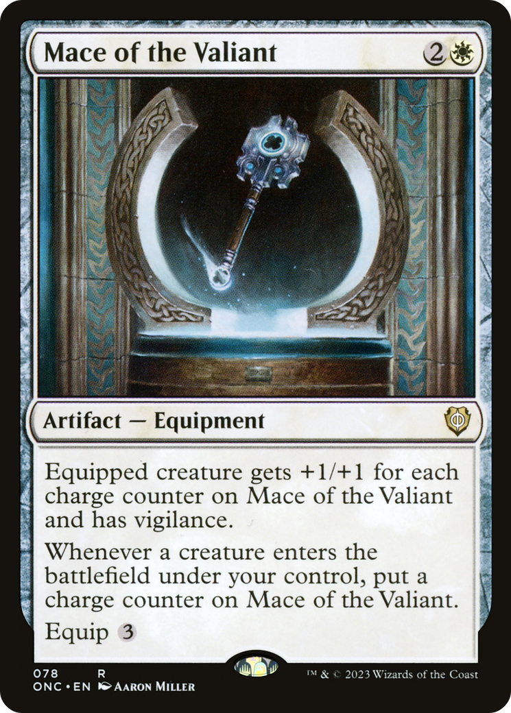 Mace of the Valiant [Phyrexia: All Will Be One Commander] | Gamers Paradise