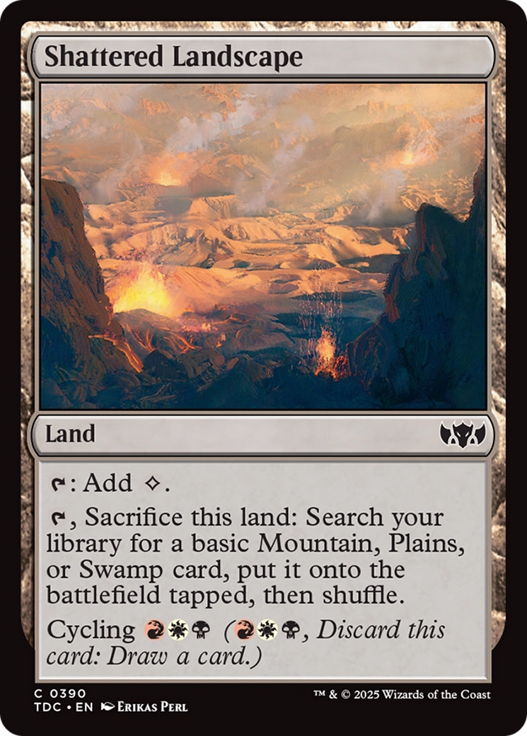 Shattered Landscape [Tarkir: Dragonstorm Commander] | Gamers Paradise