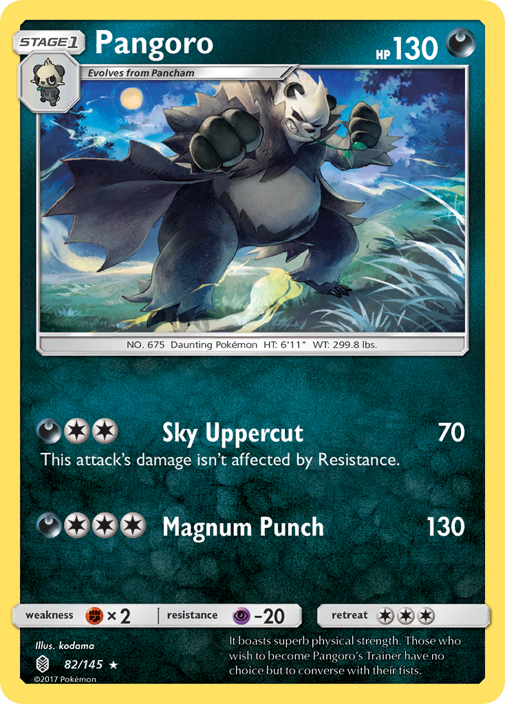 Pangoro (82/145) [Sun & Moon: Guardians Rising] | Gamers Paradise