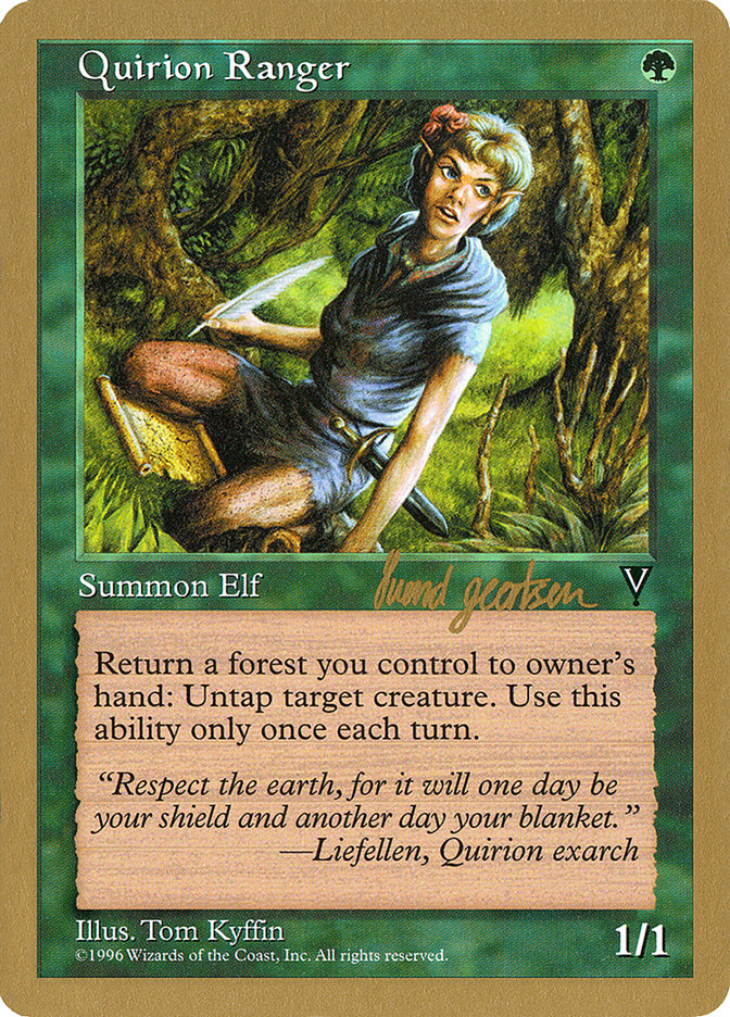 Quirion Ranger (Svend Geertsen) [World Championship Decks 1997] | Gamers Paradise