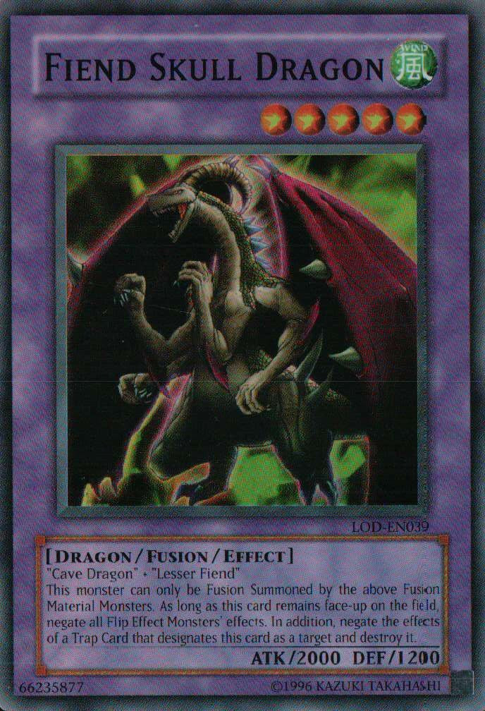 Fiend Skull Dragon [LOD-EN039] Super Rare | Gamers Paradise